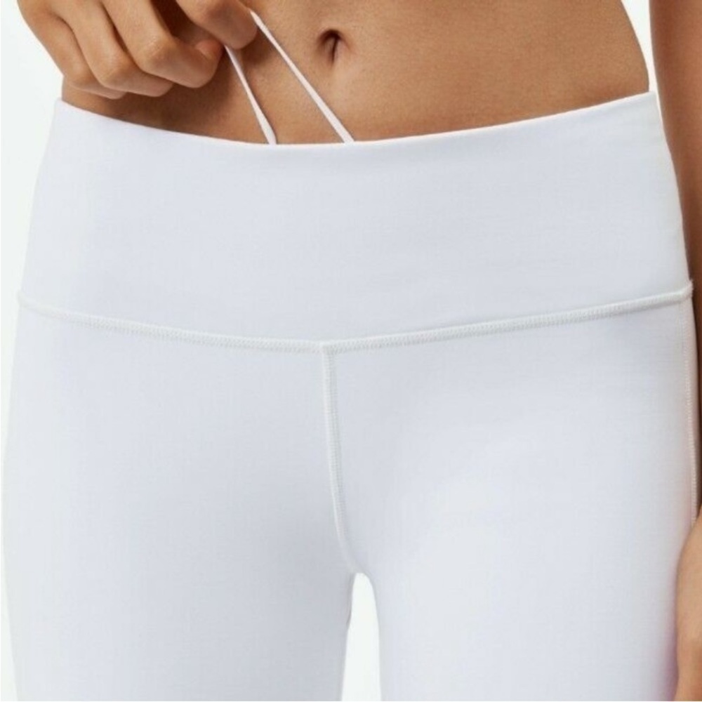 NWT Sweaty Betty Power Wetlook Mesh 7/8 Leggings White Size Small - Picture 3 of 14